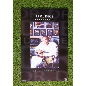 Dr. Dre Presents The Aftermath Vintage 1996 Album Promo Poster 22 x 34.5 #8018